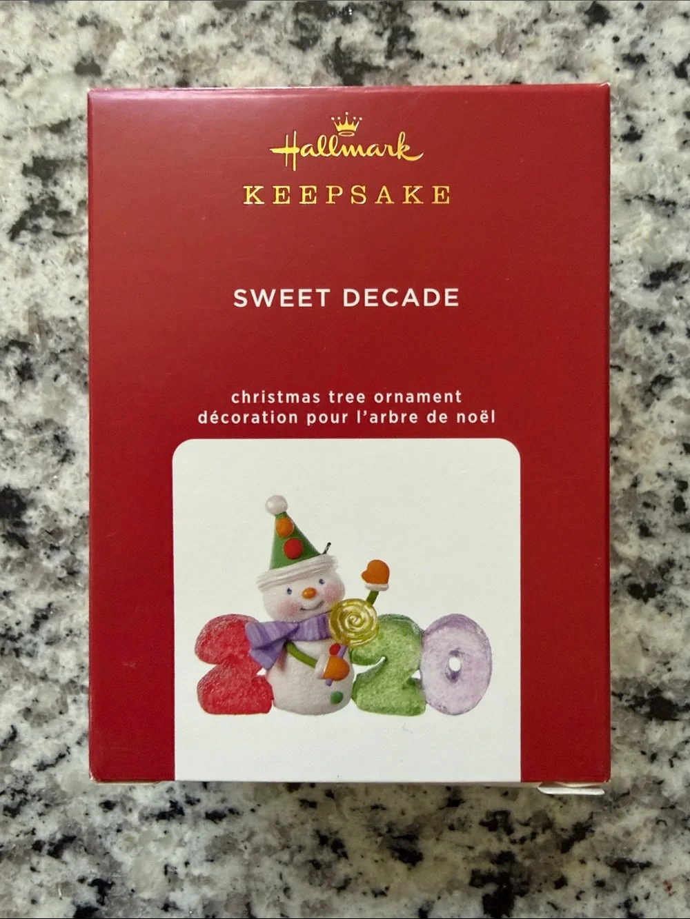 2020 Hallmark Keepsake Sweet Decade  Snowman Ornament